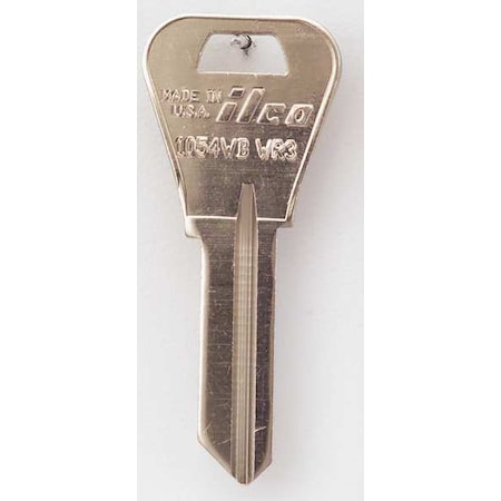 Kaba Ilco Key Blank, Brass, Type WR3, 5 Pin, PK10 1054WB-WR3