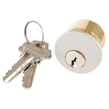 Kaba Ilco Lockset Cylinder, Satin Chrome, Keyway Type Schlage(R) C, 5 Pins, PK2 7165SC2-26D-KA2