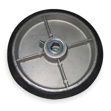 Wesco Wheel, 8x2 In, Mold On Rubber 052868