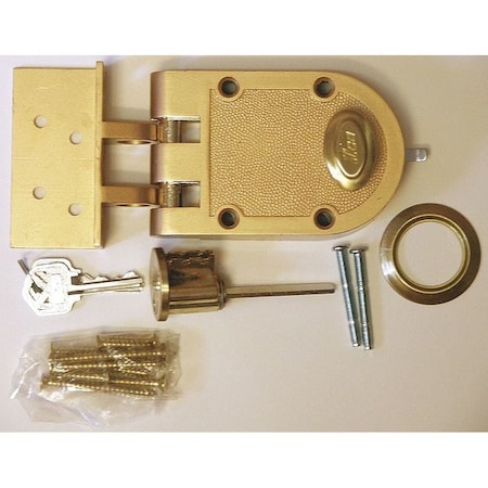 Kaba Ilco Auxiliary Lock, Jimmyproof Deadlock, Bronz 530-53-51