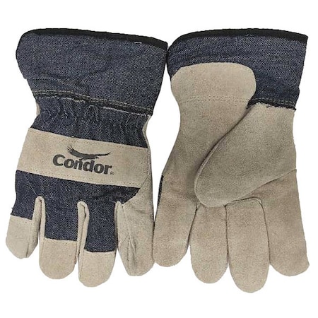 Condor Cold Protection Gloves, Split Cowhide Leather Palm, Thinsulate Lining, Black/Sand, XL ( 10 ) 1GD14