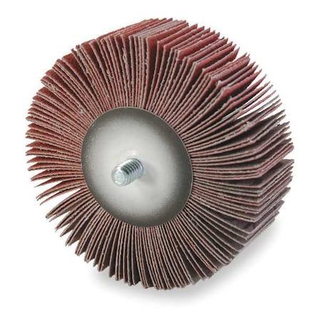 Arc Abrasives Flap Wheel, AO, 3x1x1/4-20 Shank, 120G 12348