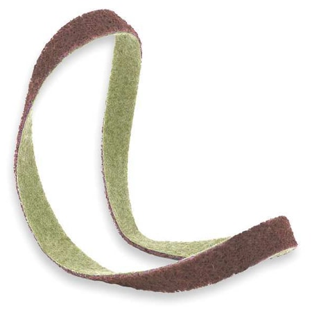 Arc Abrasives Sanding Belt, 1/2 in W, 18 in L, Non-Woven, Aluminum Oxide, Not Applicable Grit, Medium, Z-WEB 630050182