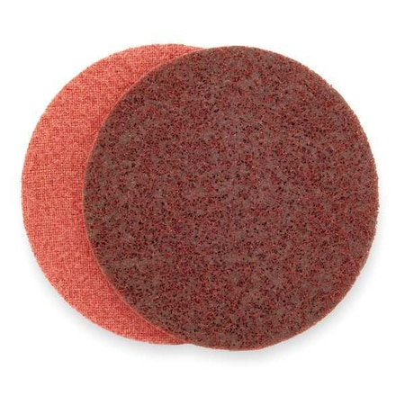Arc Abrasives Hook-and-Loop Surface Conditioning Disc, 4" Dia, No Hole, Aluminum Oxide, Not Applicable Grit, ZK 62011