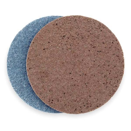 Arc Abrasives Hook-and-Loop Surface Conditioning Disc, 4 1/2 in Dia, No Hole, Aluminum Oxide, Not Applicable Grit 62013-9