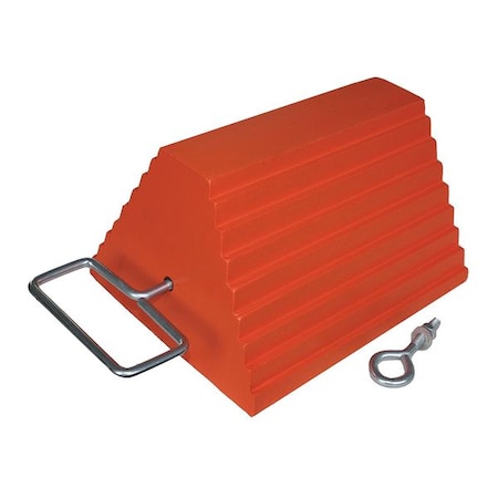 Zoro Select Wheel Chock, 10 In W x 6  In H 1GUK3