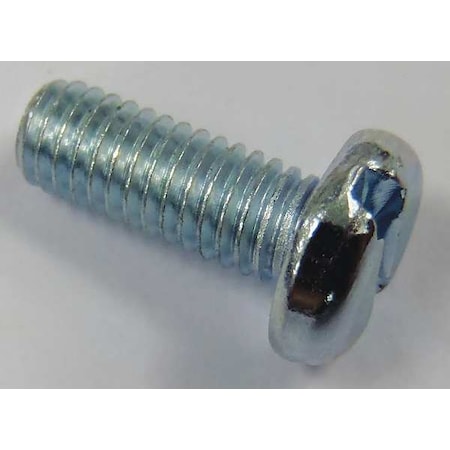 Zoro Select Thread Cutting Screw, #10 x 1/2 in, Zinc Plated Steel Pan Head Phillips Drive, 100 PK U27101.019.0051