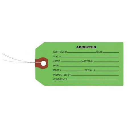 Zoro Select Tag, Paper, 2 3/8 in Width, 4 3/4 in Height, , 1000 PK 1HAA9