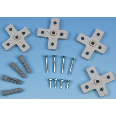 Box Enclosures Wall Mount Kit, NOVAL Accessory, polycarbonate BEN-WMP