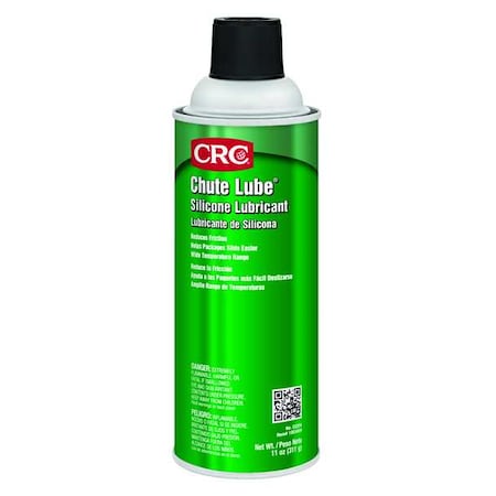 Crc Chute Lubricant, Silicone, H2 No Food Contact, 11 oz, Aerosol Can 03204