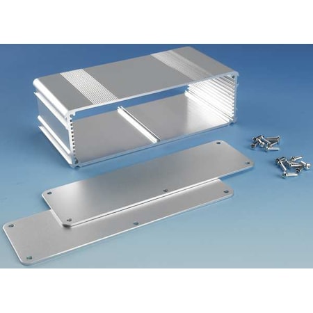 Box Enclosures Screws Electrical Enclosures, 3.16 in H, 2.11 in D, 6.69 in W, 4, Aluminum B4-080SI