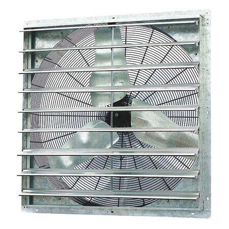 Dayton Shutter Mount Exhaust Fan, 36", 1 Speed, 8225 cfm, 115V 1HLB6