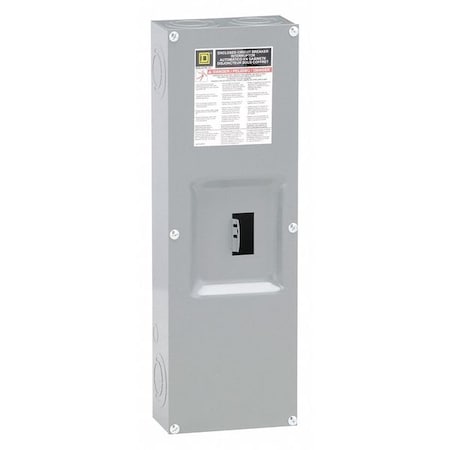 Square D Circuit Breaker Enclosure, Q22, 2 Spaces, 200A, 240V Q22200NS