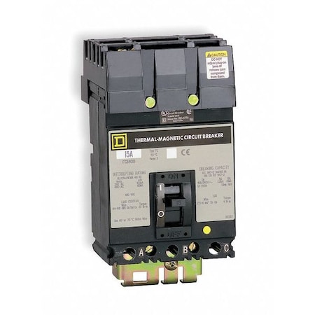 Square D 3P Molded Case Circuit Breaker 30A 250VDC/480VAC FC34030