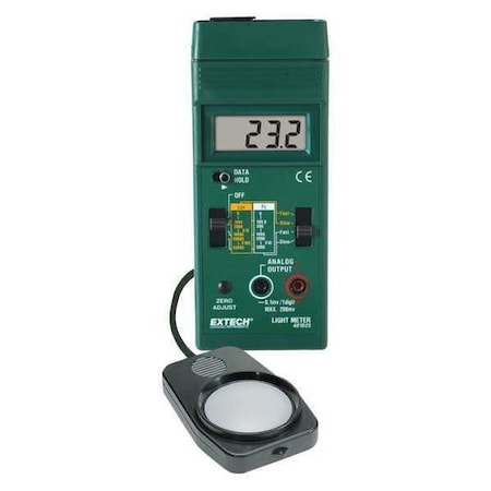 Extech Digital Light Meter, 0-5000 Foot Candles 401025