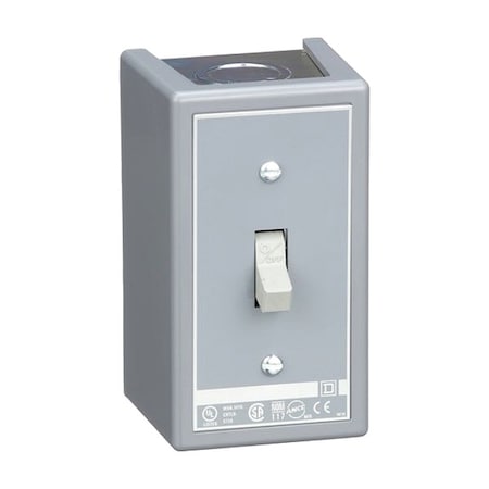 Square D Manual Motor Switch, 30 A, 3 P, 3 Phase, Toggle, Type K, Class 2510 Series, NEMA 1 2510KG2