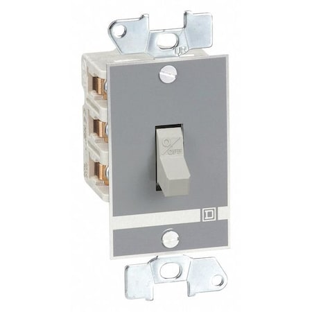 Square D Open Manual Motor Switch, 30 A, 3 P, 3 Phase, Toggle, Type K, Class 2510 Series, No Enclosure 2510KO2
