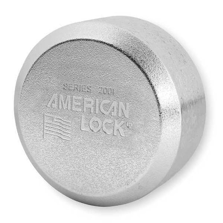 American Lock Custom Padlock, Hidden, Round Die Cast Body, Boron Alloy ...