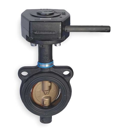 Milwaukee Valve Butterfly Valve, Wafer, 8 In, CI, EPDM, Gear CW323E 8
