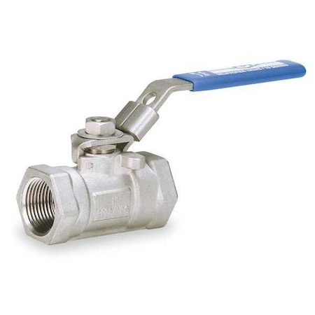 Milwaukee Valve 3/4" FNPT Stainless Steel Fire Safe Ball Valve Inline 10SSOD-02-LL 3/4
