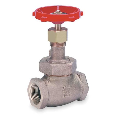 Milwaukee Valve Globe Valve, Class 150, 2 In. 590T 2