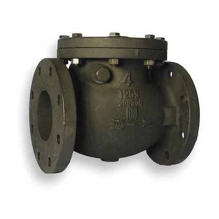 Milwaukee Valve 4" Flanged Cast Iron Swing Check Valve 2974-M 4