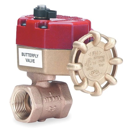 Milwaukee Valve Control Valve, Fire Sprinkler, 1 In NPT BB-SCS02 1"