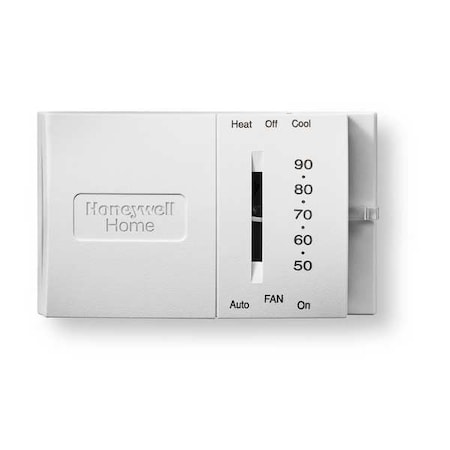 Honeywell Home Thermostat, 1 H, 1 C, Wall or Outlet Box Mount, Hardwired, 20/30VAC T8034N1007