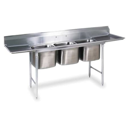 Eagle Group Kitchen Sink 16 in x 20 in, 3, 2, Floor 314-16-3-18-SL