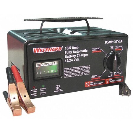 Westward Battery Charger, 12/24V (A) 1JYV1