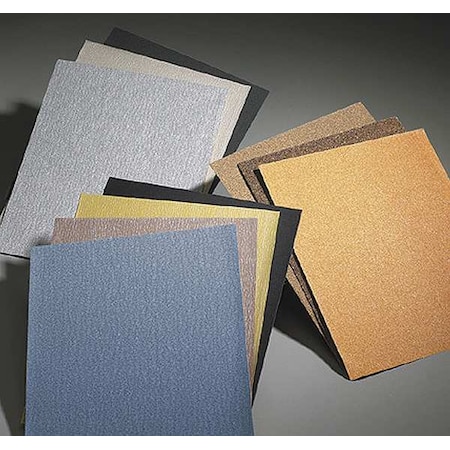 Norton Abrasives Sanding Sheet, 11x9 In, 40 G, AlO, PK25 66261100330