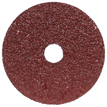 NORTON ABRASIVES Fiber Disc, 5x7/8in, 80G, PK25 66623357280