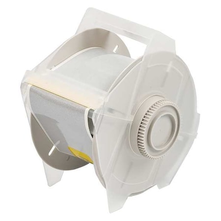 Brady Label Tape Cartridge, Metallic Silver, Labels/Roll: Continuous 76706