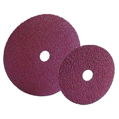 NORTON ABRASIVES Fiber Disc, 4-1/2x7/8, 60G, PK25 66623353311