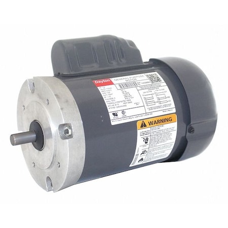 Dayton Capacitor-Start General Purpose Motor, 1/4 hp HP, 42CZ Frame, 115/230V AC Voltage 1K058