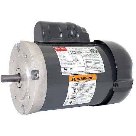 Dayton Capacitor-Start General Purpose Motor, 1/6 hp HP, 115/230V AC Voltage, 42CZ Frame 1K057