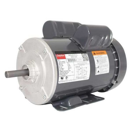 Dayton Capacitor-Start/Run General Purpose Motor, 2 hp HP, 115/208-230V AC Voltage, 56H Frame 1K067BG