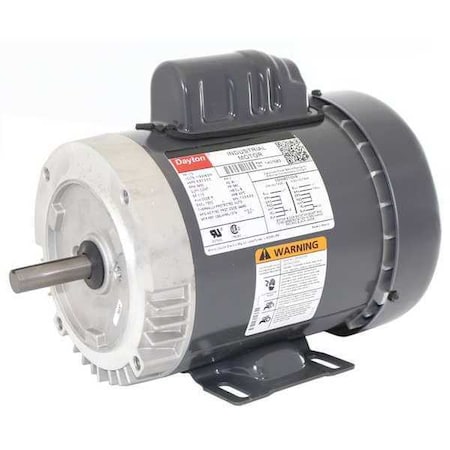 Dayton Capacitor-Start General Purpose Motor, 1/3 hp HP, 115/208-230V AC Voltage, 56C Frame 1K076