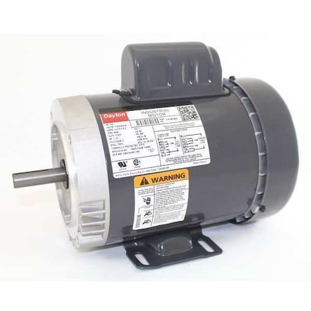 Dayton Capacitor-Start General Purpose Motor, 3/4 hp HP, 115/208-230V AC Voltage, 56C Frame 1K080