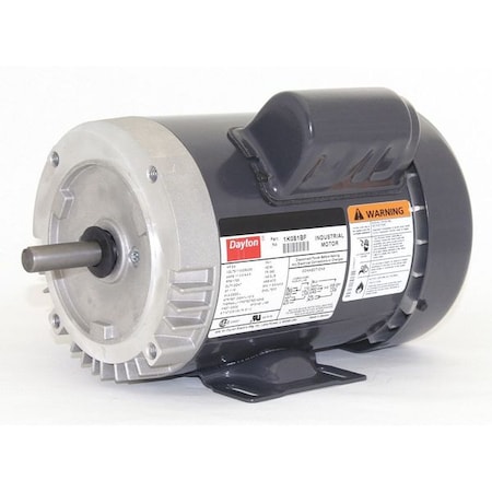 Dayton Capacitor-Start General Purpose Motor, 3/4 hp HP, 115/208-230V AC Voltage, 56C Frame 1K081