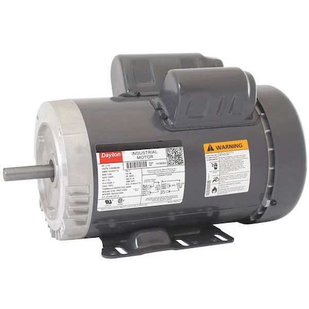 Dayton Capacitor-Start/Run General Purpose Motor, 1 1/2 hp HP, 115/208-230V AC Voltage, 56HC Frame 1K082
