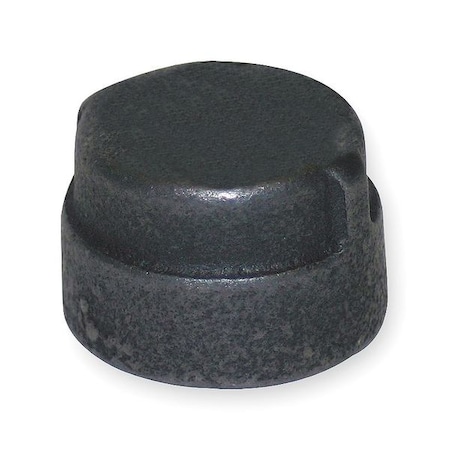 Zoro Select Cap Cap, 3/4" Pipe, FNPT, Malleable Iron, 300 1LBZ7
