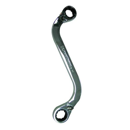Westward Ratcheting Obstruction Wrench, S-Shaped 1LCG7
