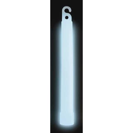 Snaplight By Cyalume Technologies Lightstick, White, 8 hr., 6 In. L, PK10 9-08006B