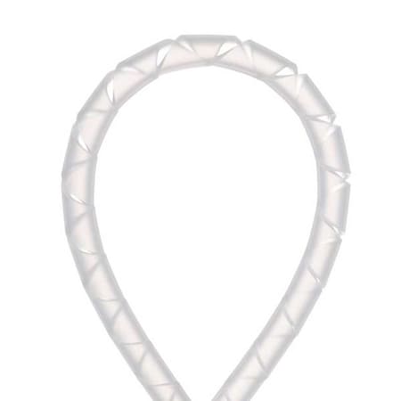 Panduit Spiral Wrap, 2 in Max Bundle Dia., 100 ft, Polyethylene, Off White T25F-C
