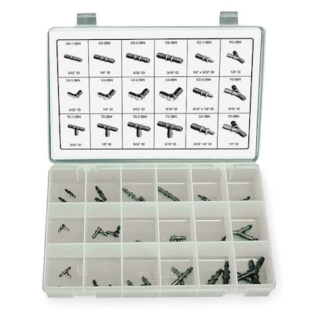 Eldon James Fuel Line Kit, Nylon, Black, 225 PSI, PK36 EJK146