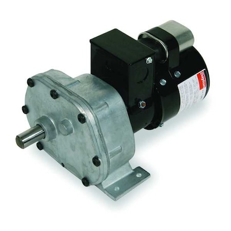 Dayton AC Gearmotor, 600 in-lb Max. Torque, 6 RPM Nameplate RPM, 115/230V AC Voltage, 1 Phase 1LPL5