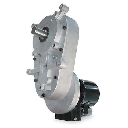 Dayton AC Gearmotor, 1,900 in-lb Max. Torque, 2 RPM Nameplate RPM, 115/230V AC Voltage, 1 Phase 1LPY7