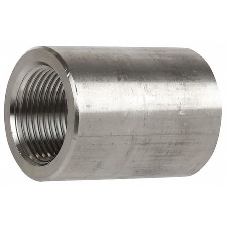 ZORO SELECT 1/4" FNPT 304 SS Coupling 2UA49