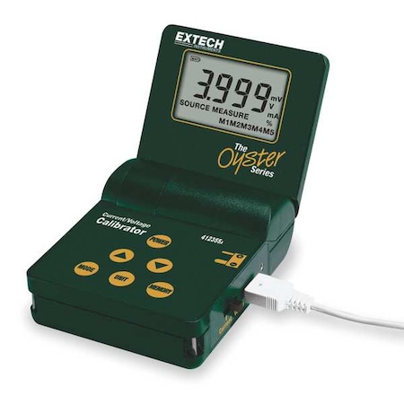 Extech Calibrator, 0 to 10VDC, 0 to 24mADC 412355A